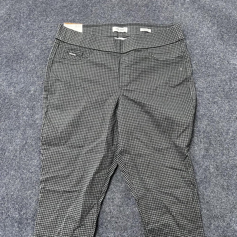 Nine West Pants Womens 12 Houndstooth Heidi Pull-On Skinny Yoga Stretch